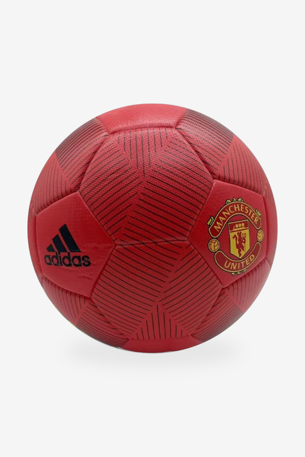 Balón Manchester United Adidas Rojo y Negro