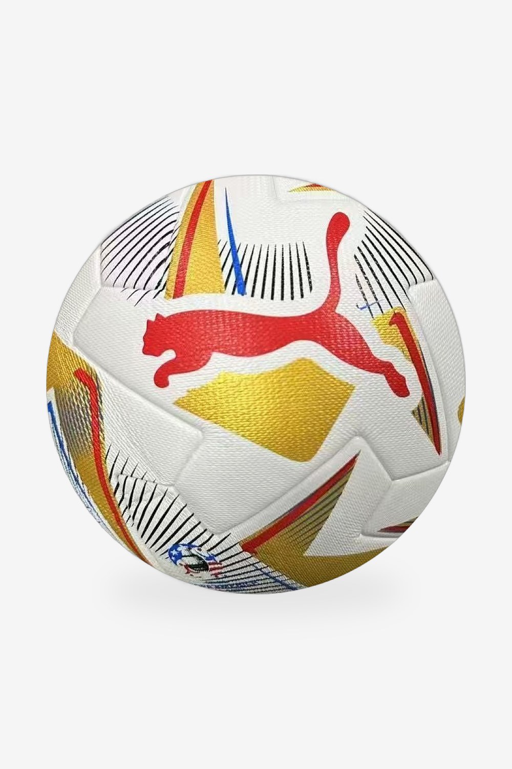 Balón Puma Blanco, Rojo y Dorado