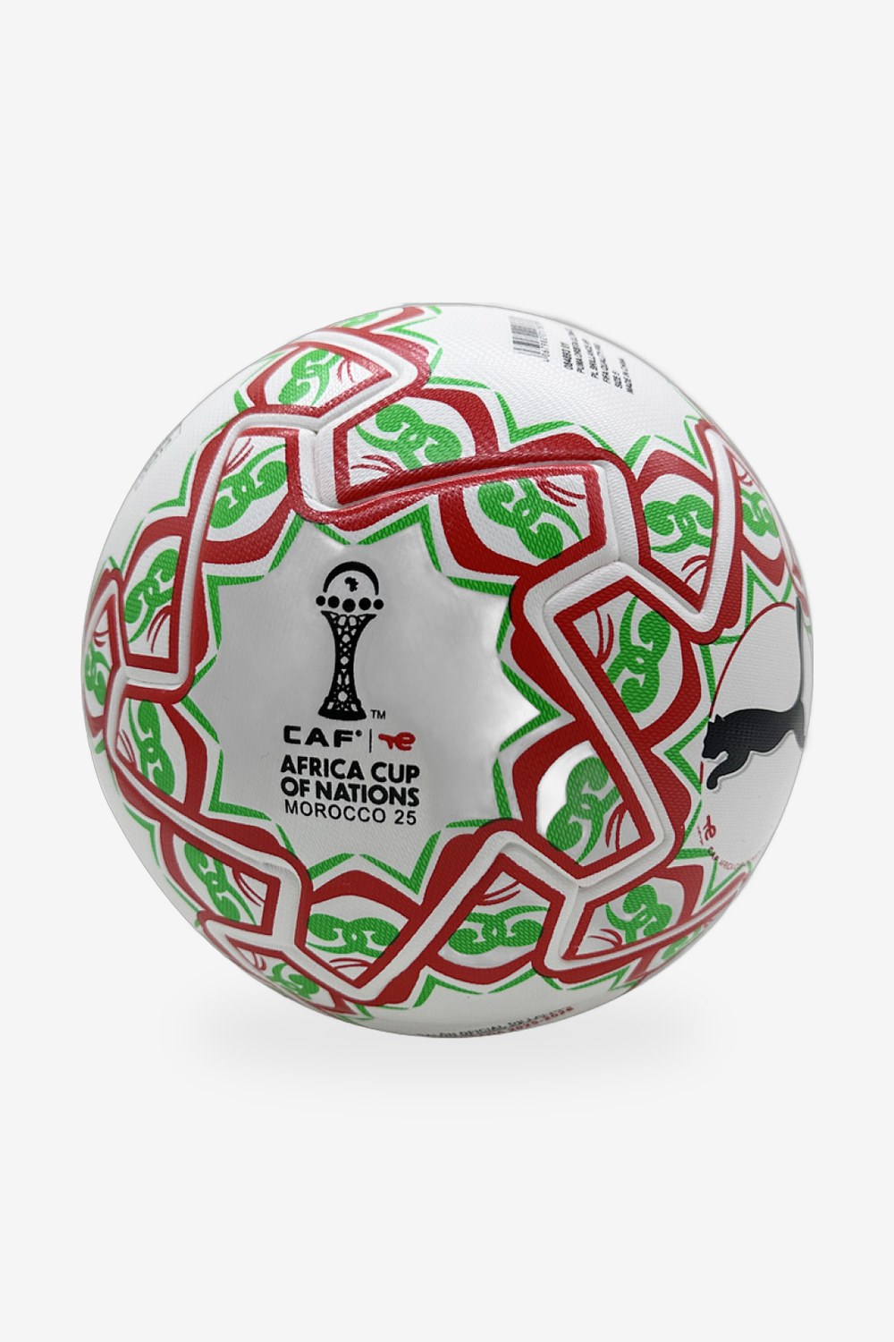 Balón Copa África 2025 Puma Blanco, Verde y Rojo