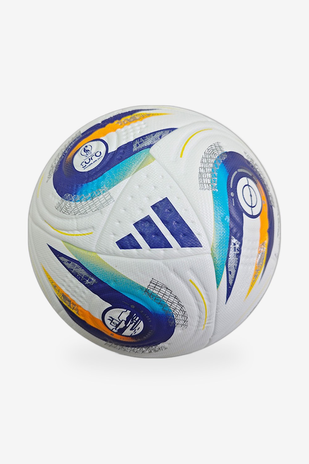 Balón Adidas Blanco, Azul y Amarillo