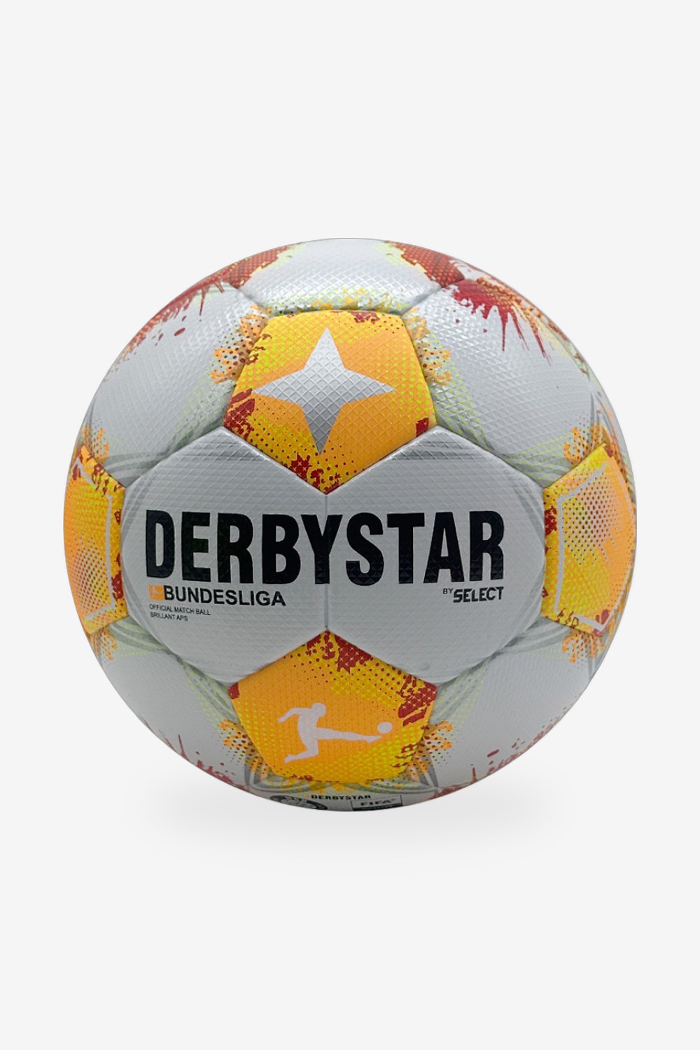 Balón Bundesliga Derbystar Blanco y Rojo 3