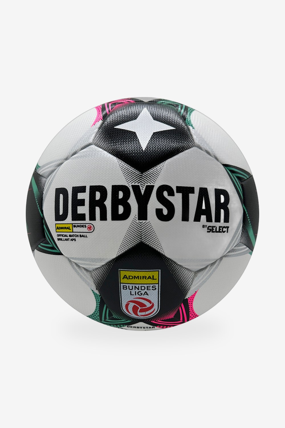 Balón 2. Bundesliga Derbystar Blanco, Negro y Verde