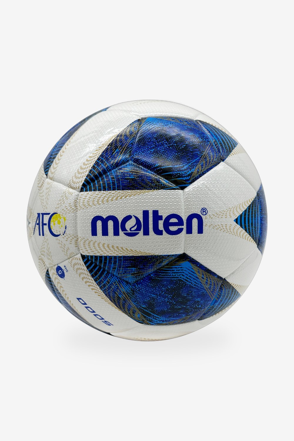 Balón Molten Copa Asiática 5000 Blanco y Azul