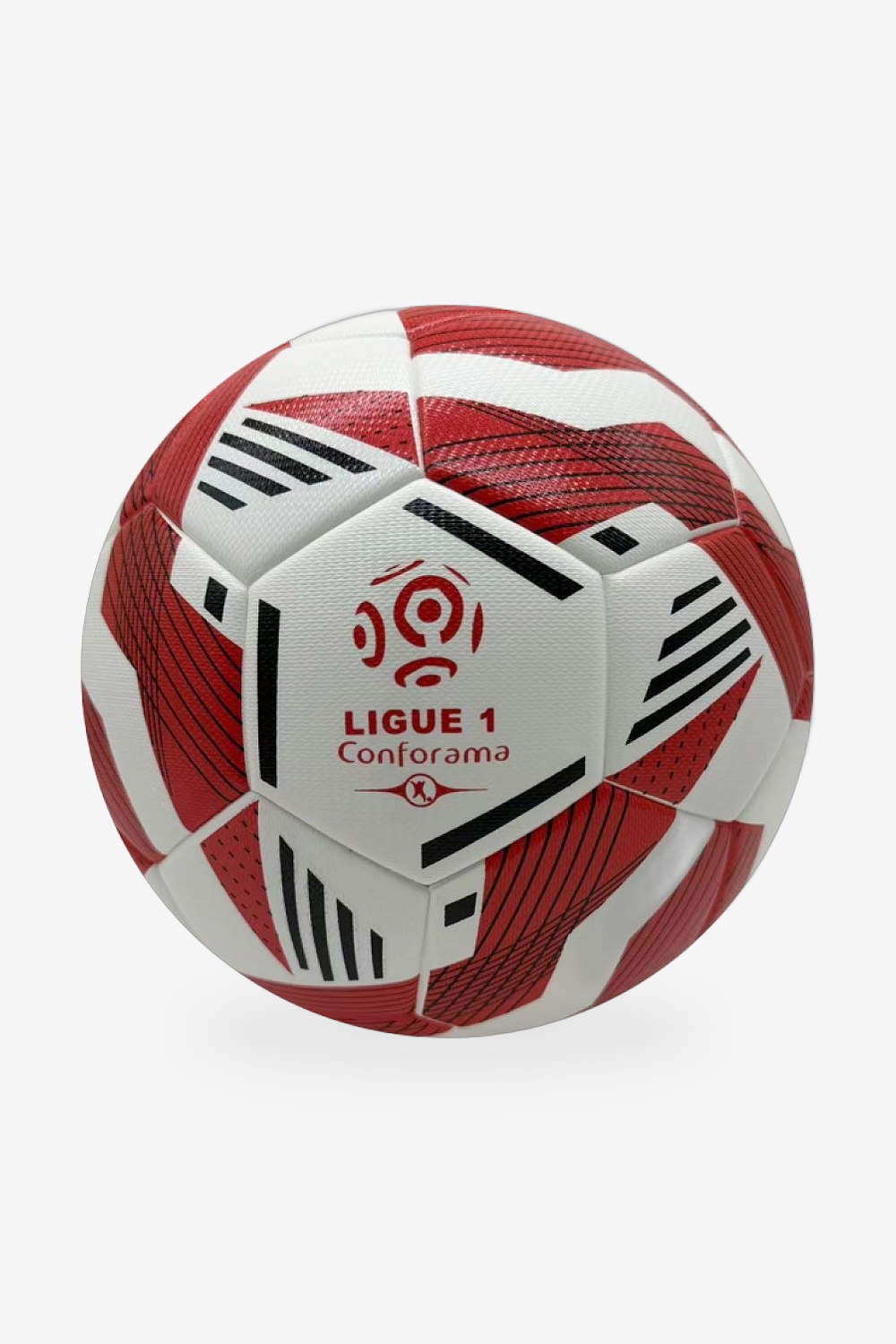 Balón Ligue 1 Conforama Rojo y Blanco