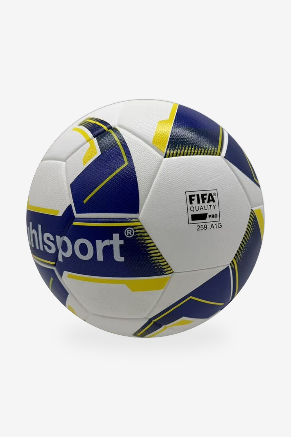 Balón Uhlsport FIFA Quality Pro Blanco, Azul y Amarillo