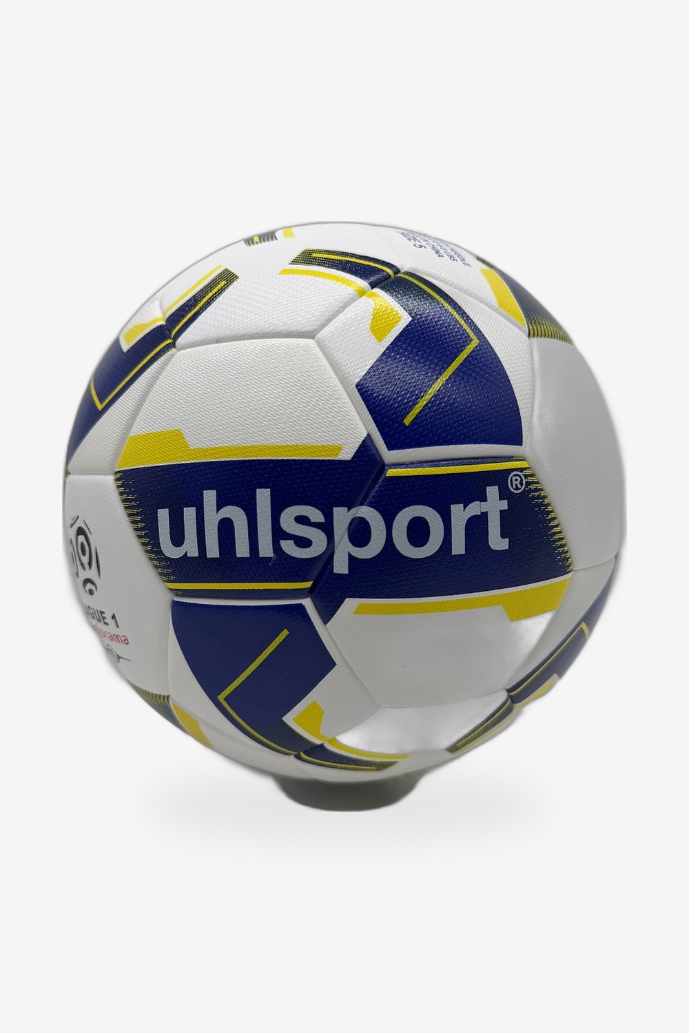 Balón Uhlsport Ligue 1 2019/20 Blanco, Azul y Amarillo