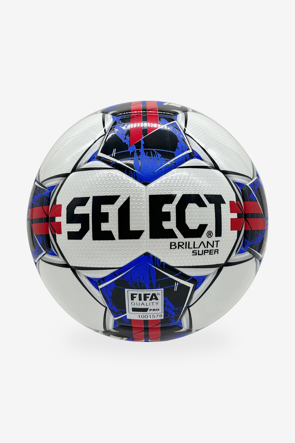 Balón Select Brillant Super Pro Blanco, Azul y Rojo