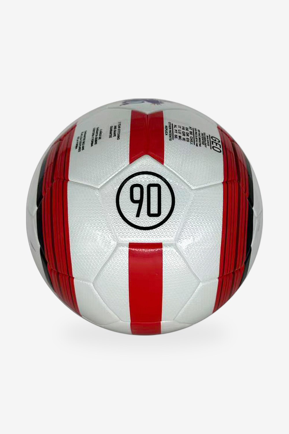 Balón Mitre Ultimax 90 Retro Blanco y Rojo