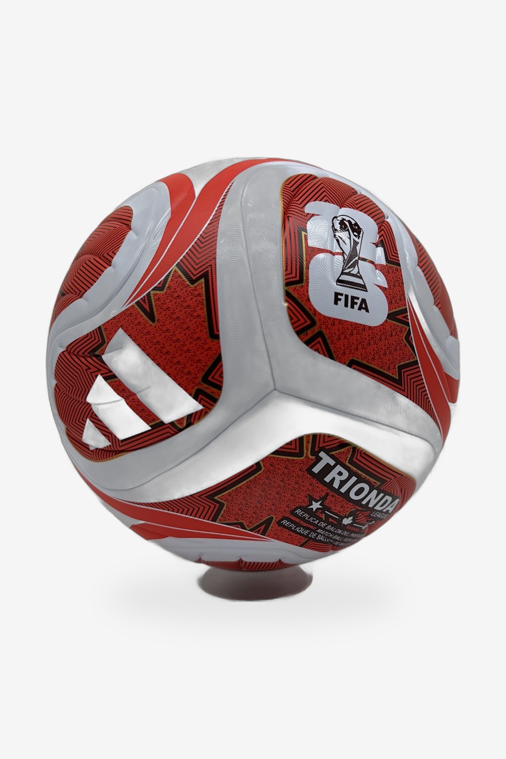 Balón Mundial 2026 Adidas Trionda Rojo y Blanco