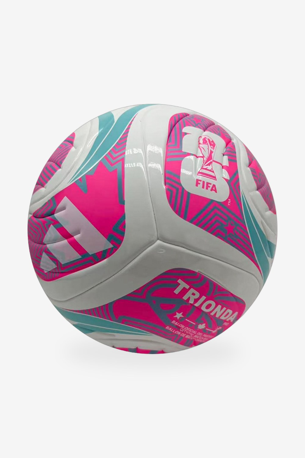 Balón Mundial 2026 Adidas Trionda Rosa y Blanco