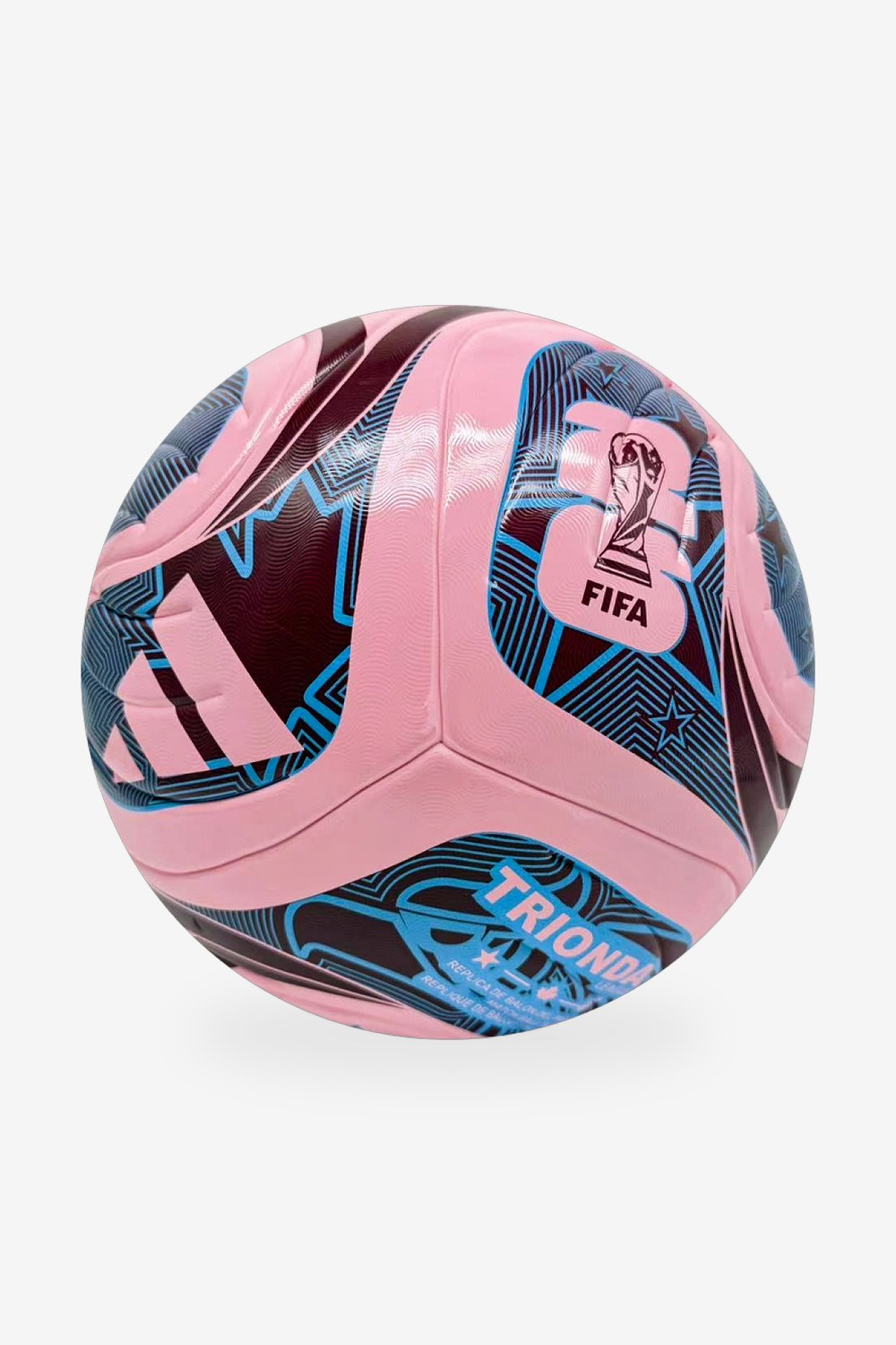 Balón Mundial 2026 Adidas Trionda Rosa y Negro