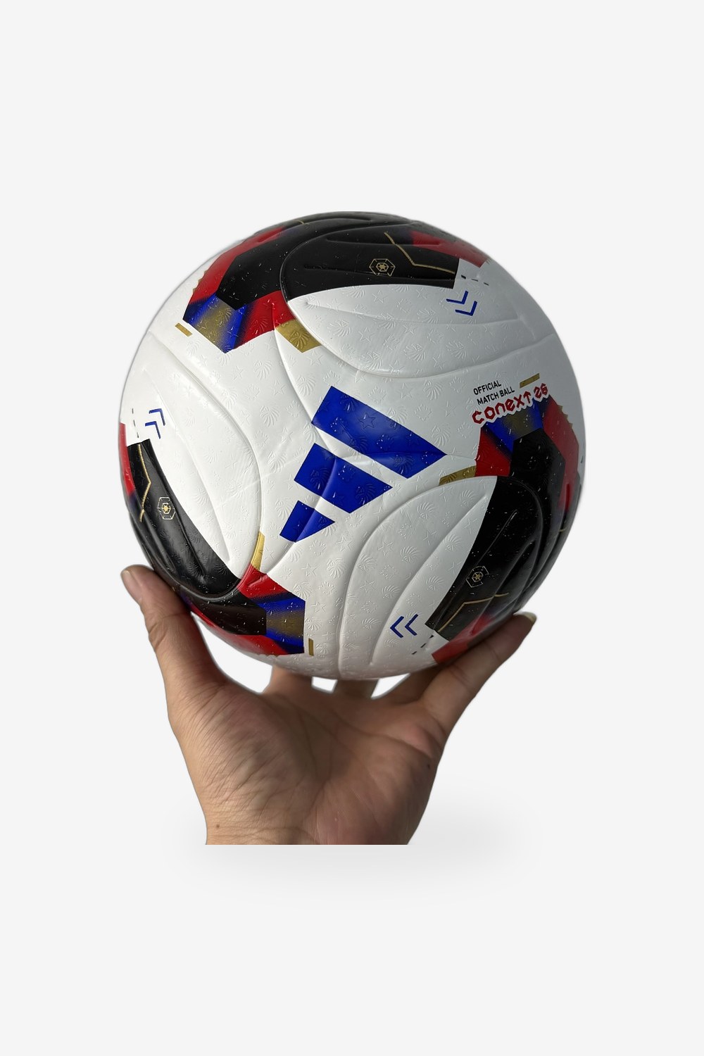 Balón Adidas Conext 26 Blanco, Negro y Rojo
