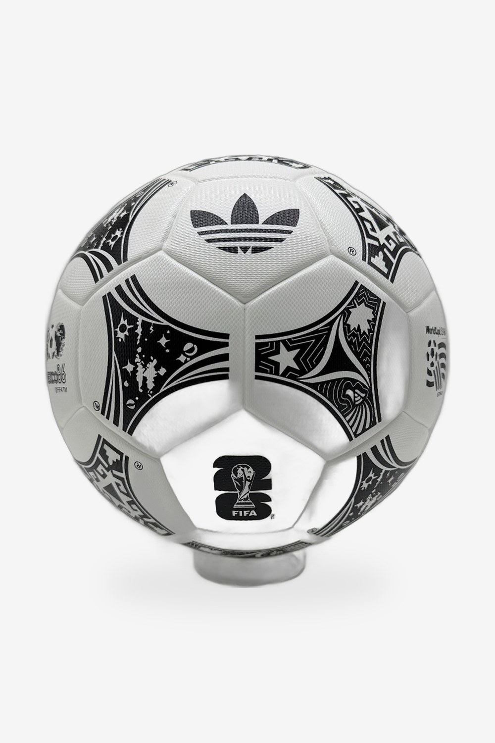 Balón Adidas Originals Retro Blanco y Negro 2