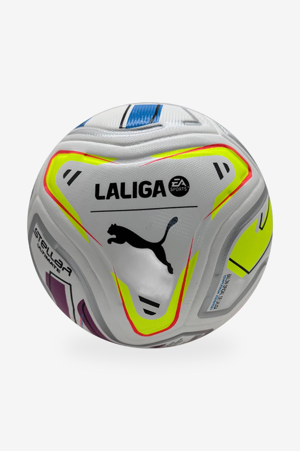 Balón LaLiga Puma Blanco, Amarillo y Morado