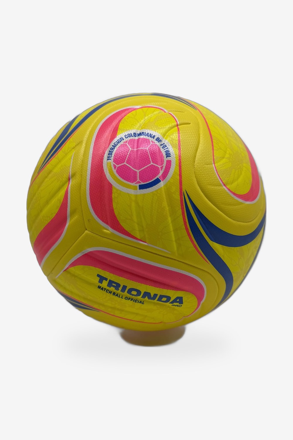 Balón Mundial 2026 Trionda Colombia Amarillo, Rosa y Azul 3