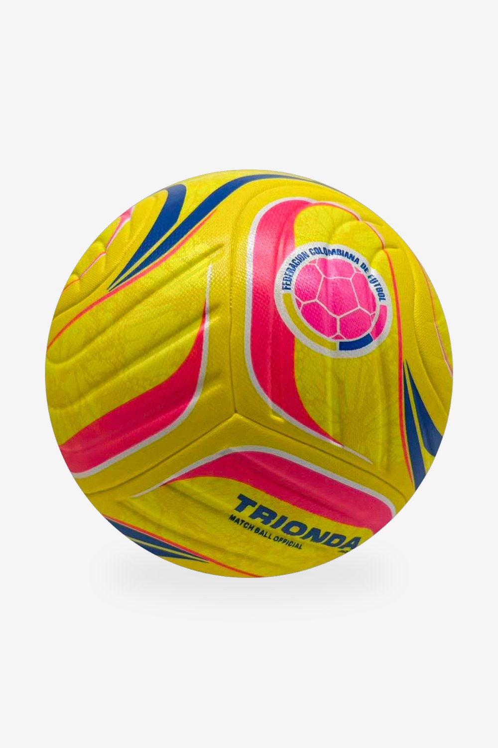 Balón Mundial 2026 Trionda Colombia Amarillo, Rosa y Azul 4