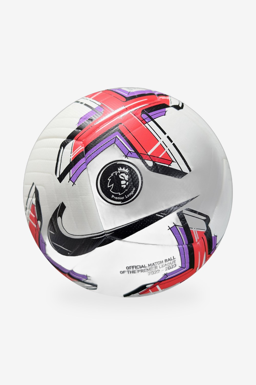 Balón Premier League Nike Blanco, Rosa y Morado
