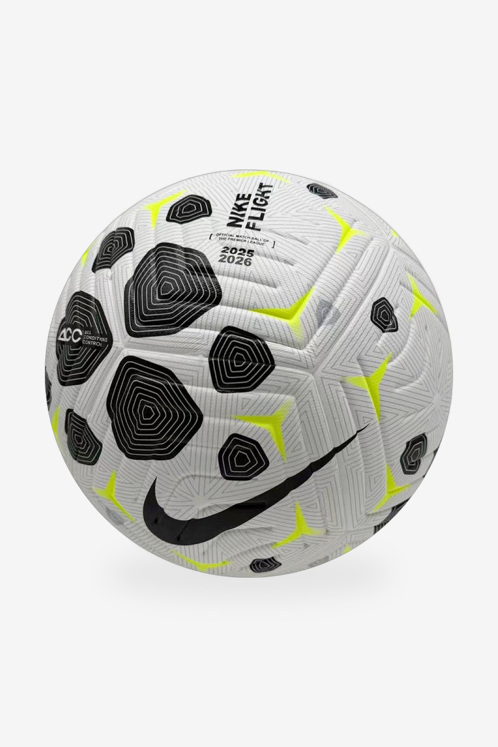 Balón Nike Flight Blanco, Gris y Amarillo Flúor