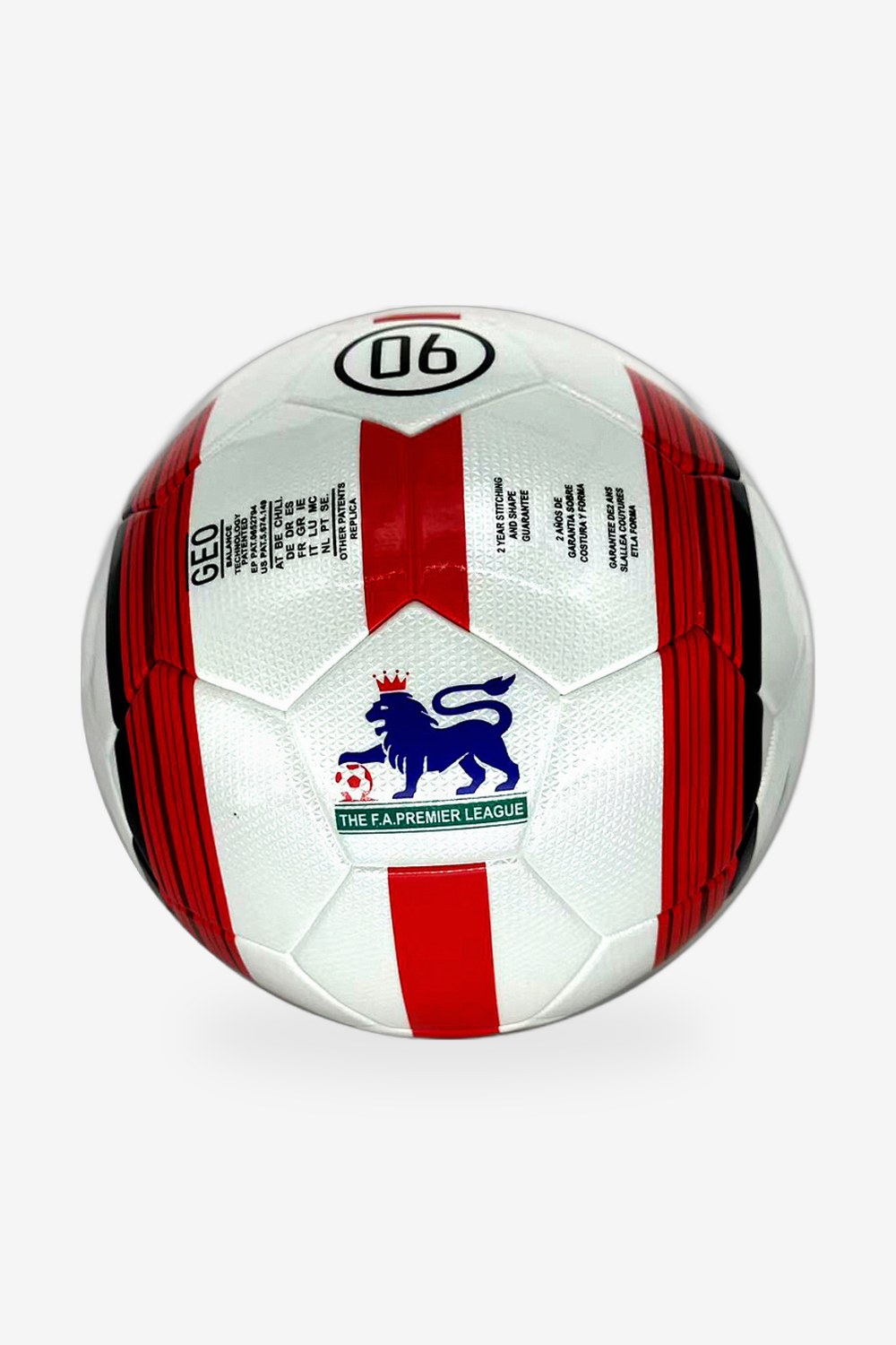 Balón réplica Premier League 2006/07 GEO Blanco y Rojo
