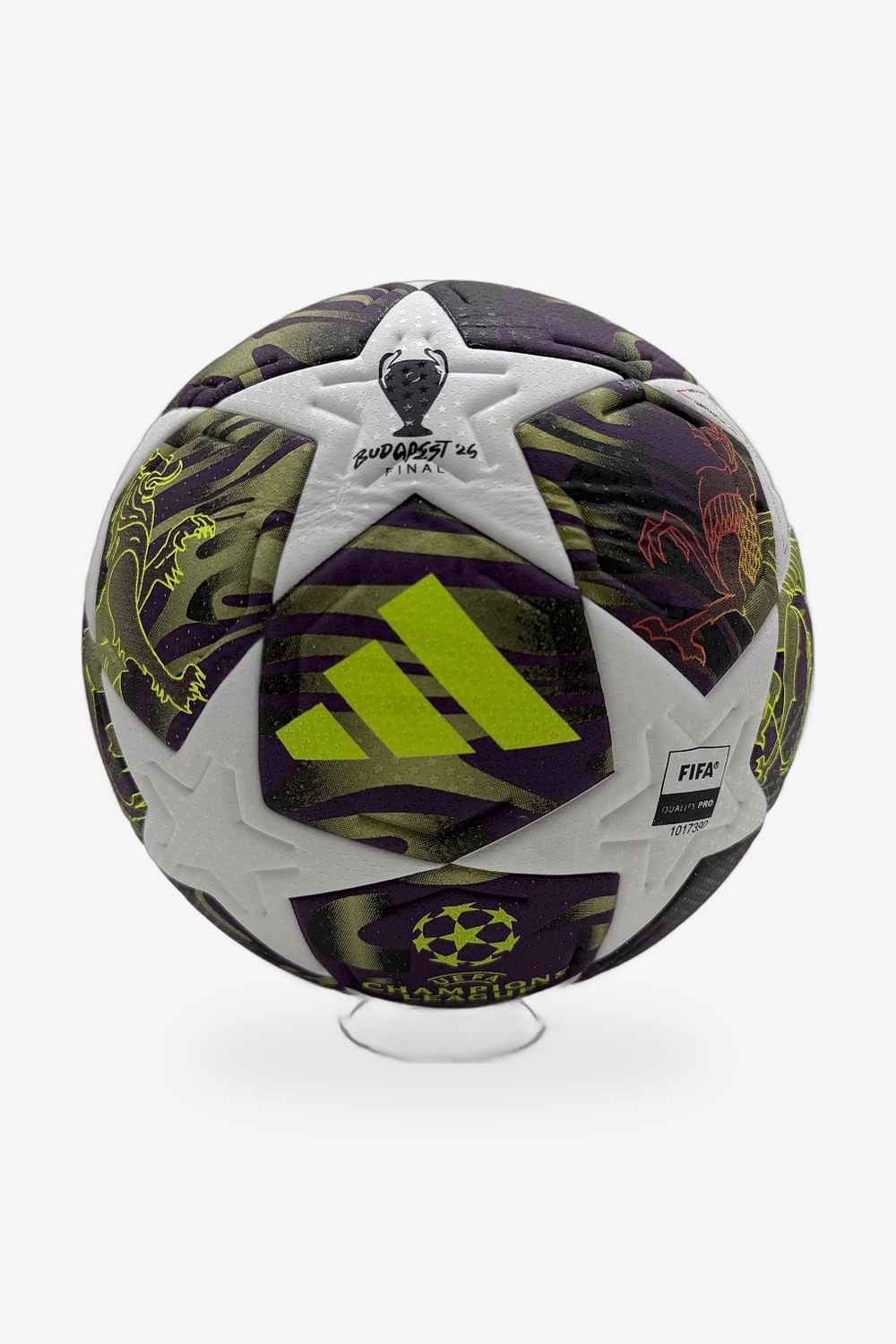 Balón Champions League Final 2026 Budapest