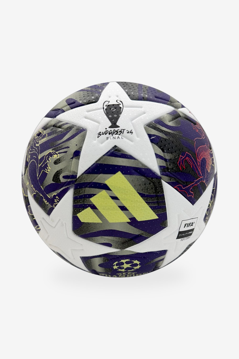 Balón Champions League Final Adidas Morado y Lima