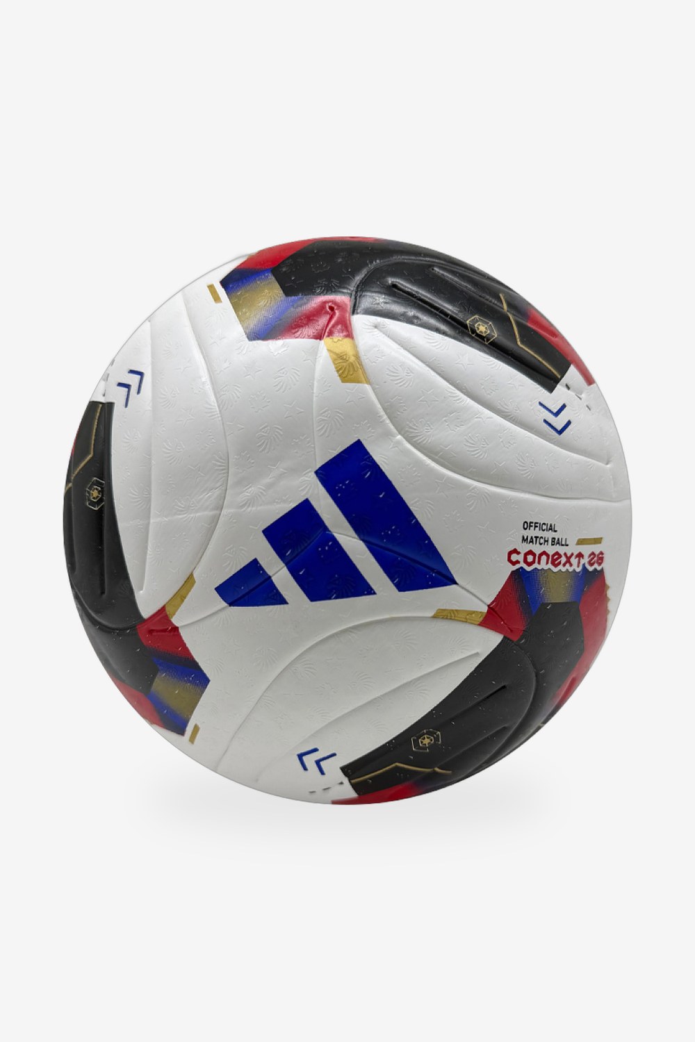 Balón Adidas Blanco, Azul y Rojo