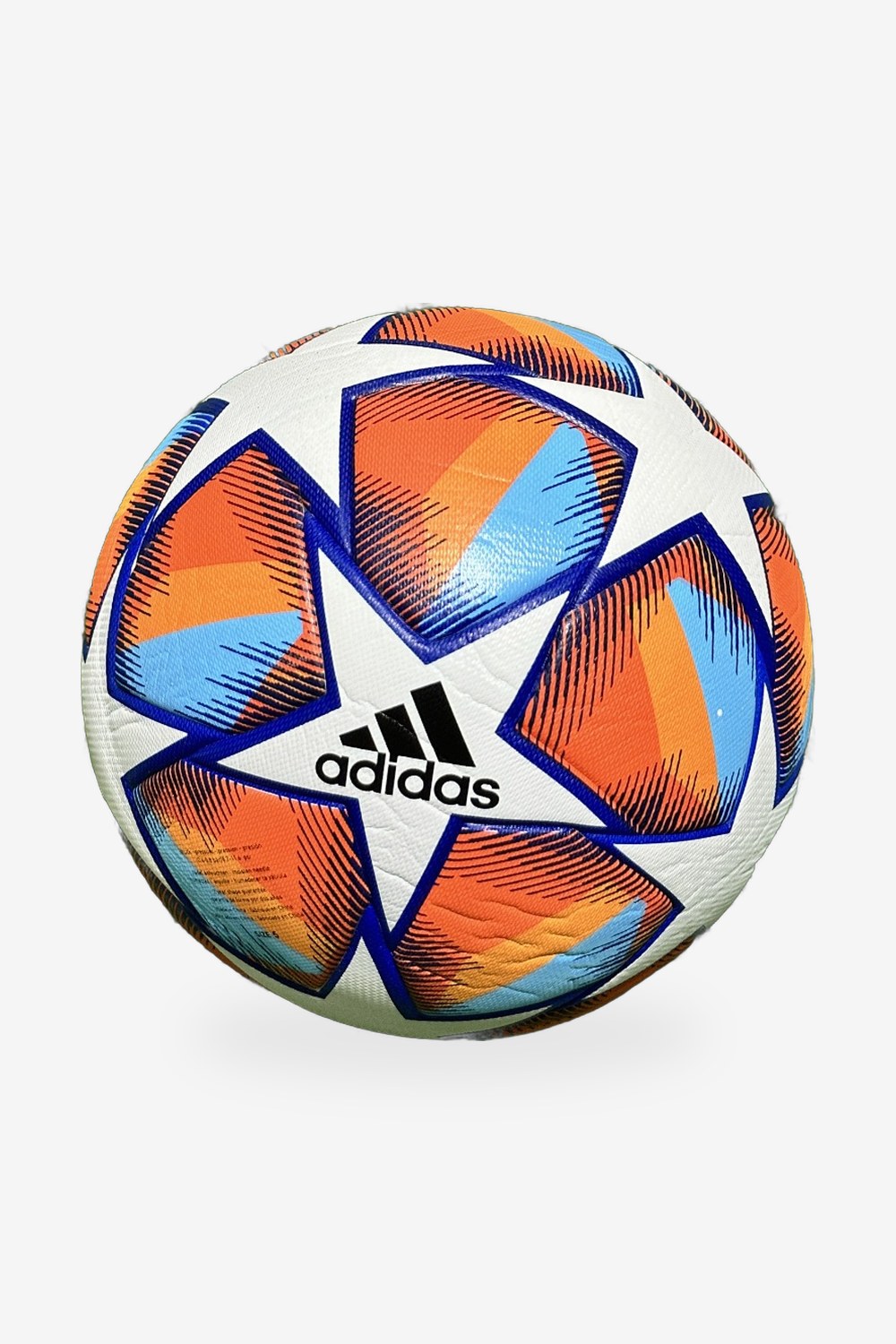Balón Adidas Champions League Finale Naranja y Azul 2