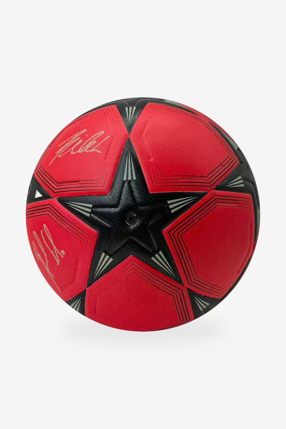 Balón Adidas Champions League Rojo y Negro