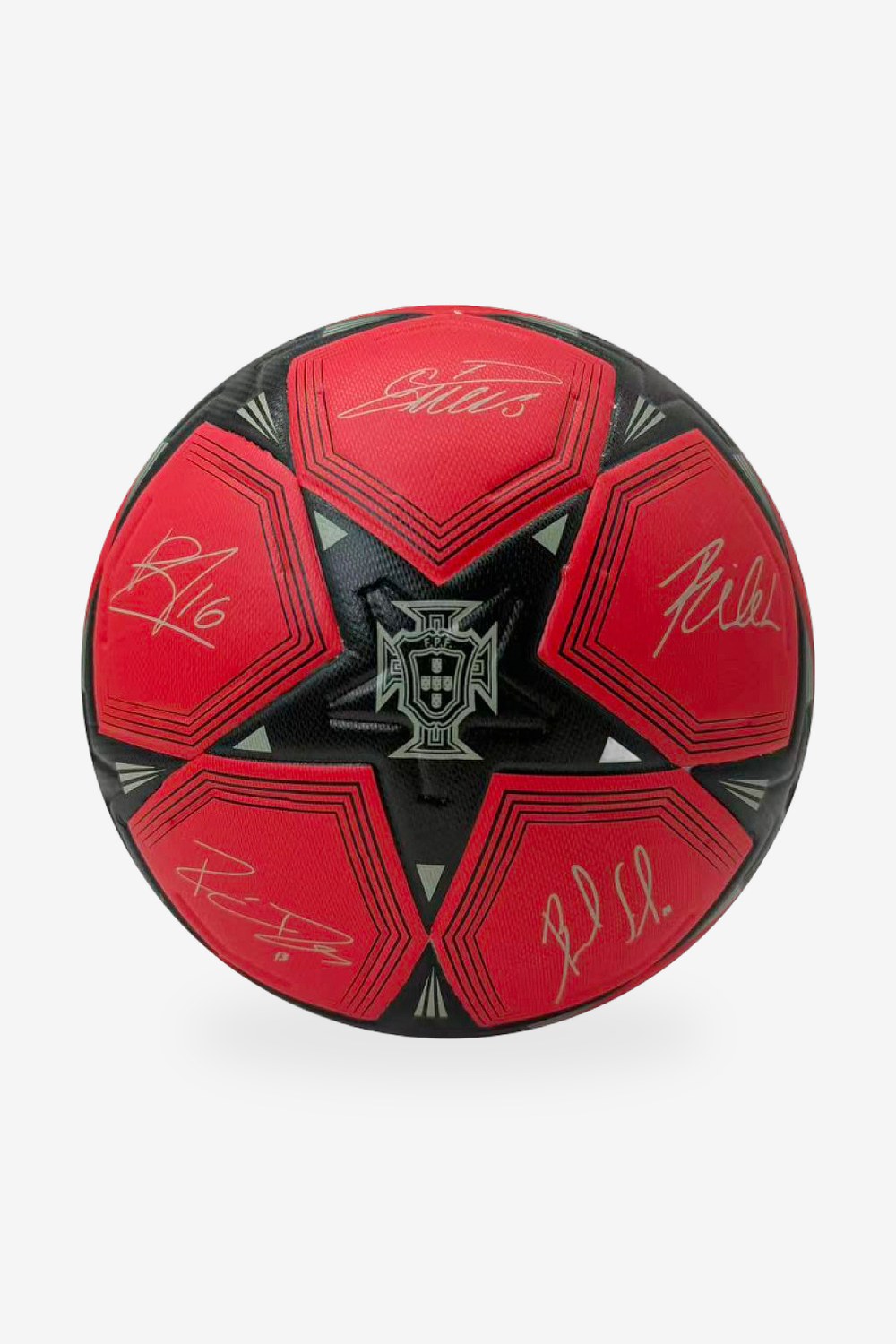 Balón Adidas Champions League Rojo y Negro 2
