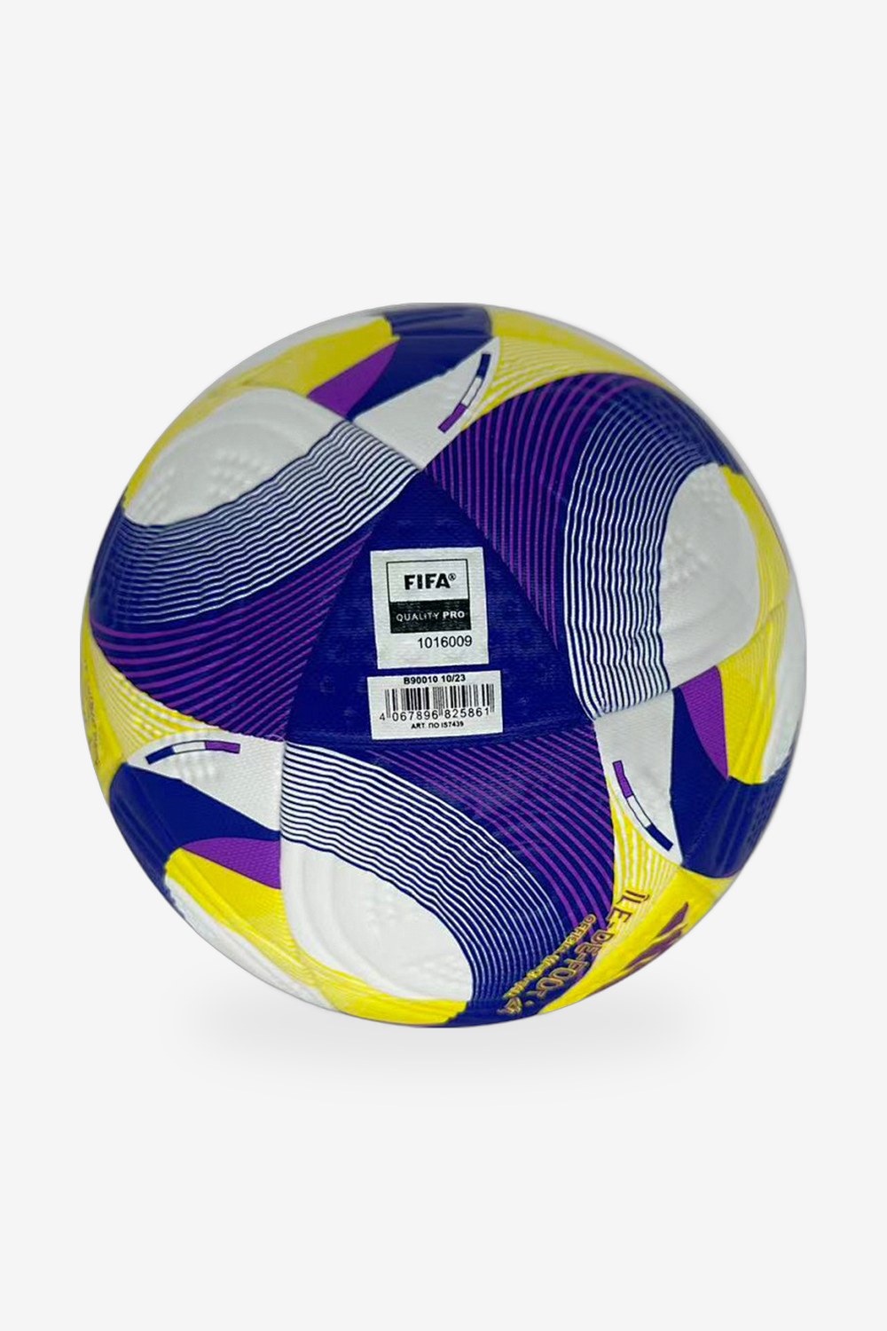 Balón FIFA Quality Pro Morado, Azul y Amarillo