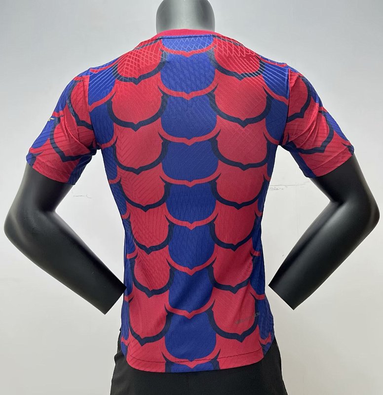 FC Barcelona Camiseta Pre-partido Versión Jugador 2024/25 (Azul) 2