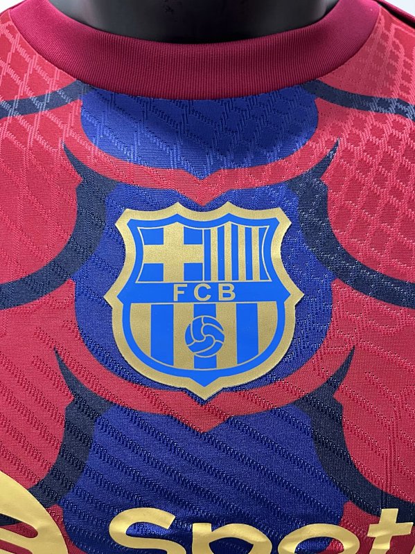 FC Barcelona Camiseta Pre-partido Versión Jugador 2024/25 (Azul) 4