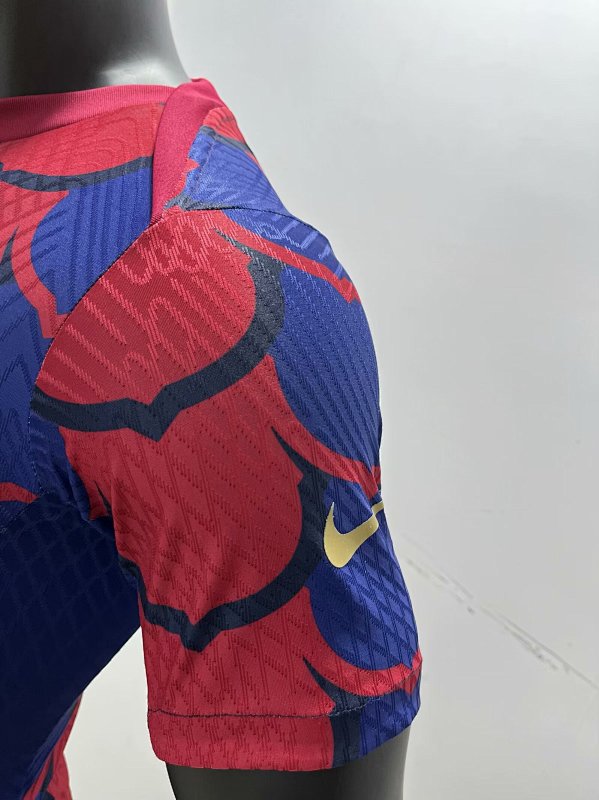 FC Barcelona Camiseta Pre-partido Versión Jugador 2024/25 (Azul) 8
