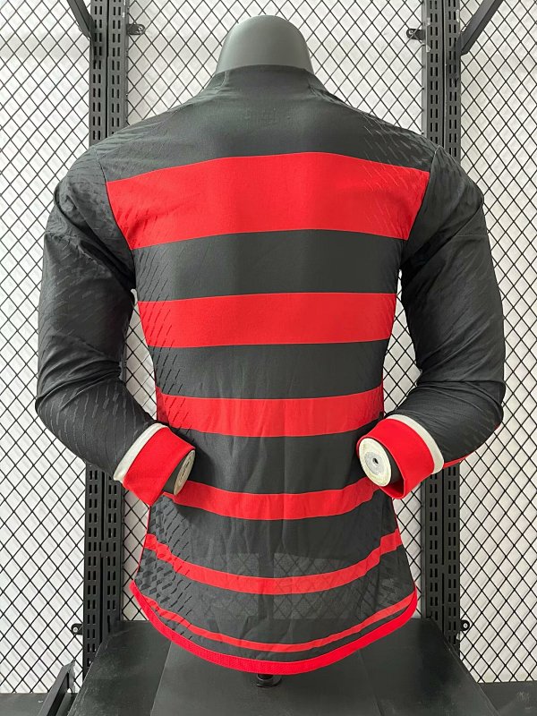 Flamengo Local Versión Jugador 2024/25 (Roja, Manga Larga) 2