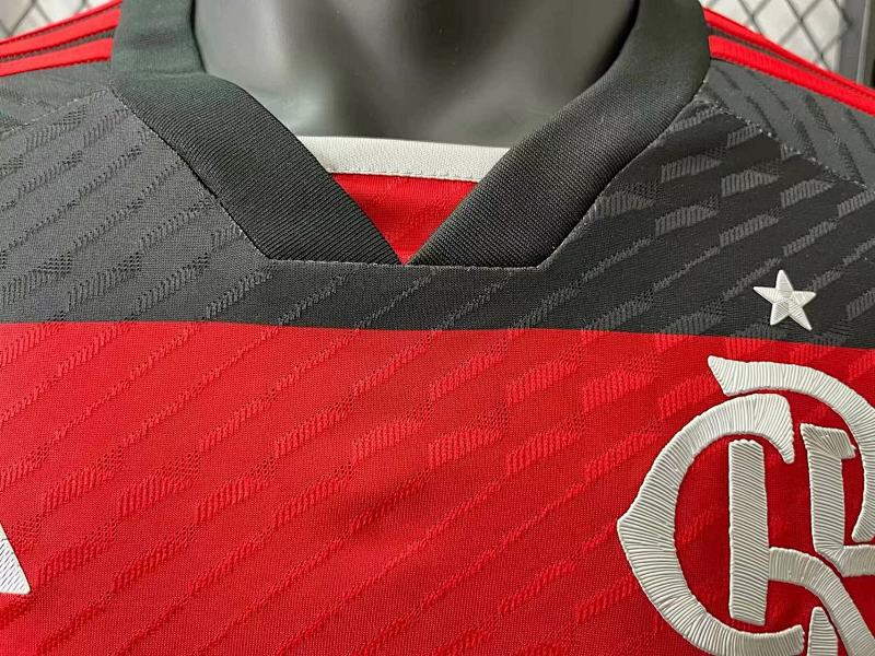 Flamengo Local Versión Jugador 2024/25 (Roja, Manga Larga) 3