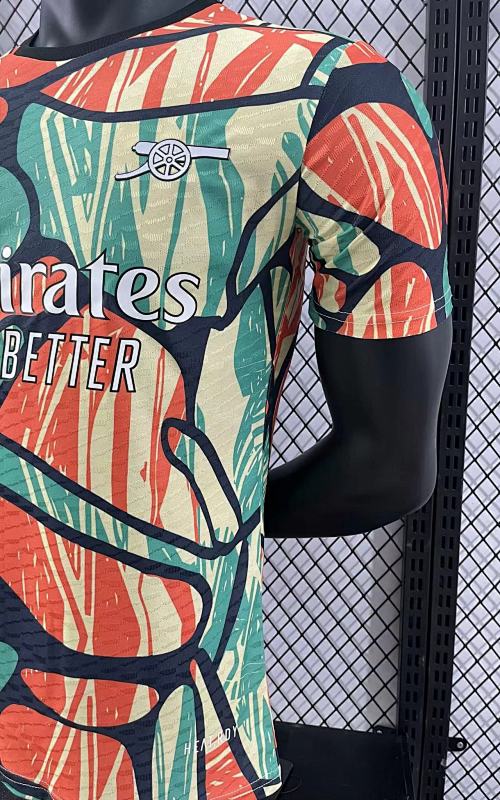 Arsenal Camiseta Pre-partido Versión Jugador 2024/25 (Naranja) 5