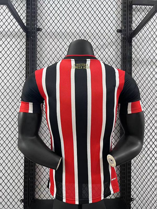 São Paulo Visitante Versión Jugador 2024/25 (Negra) 2