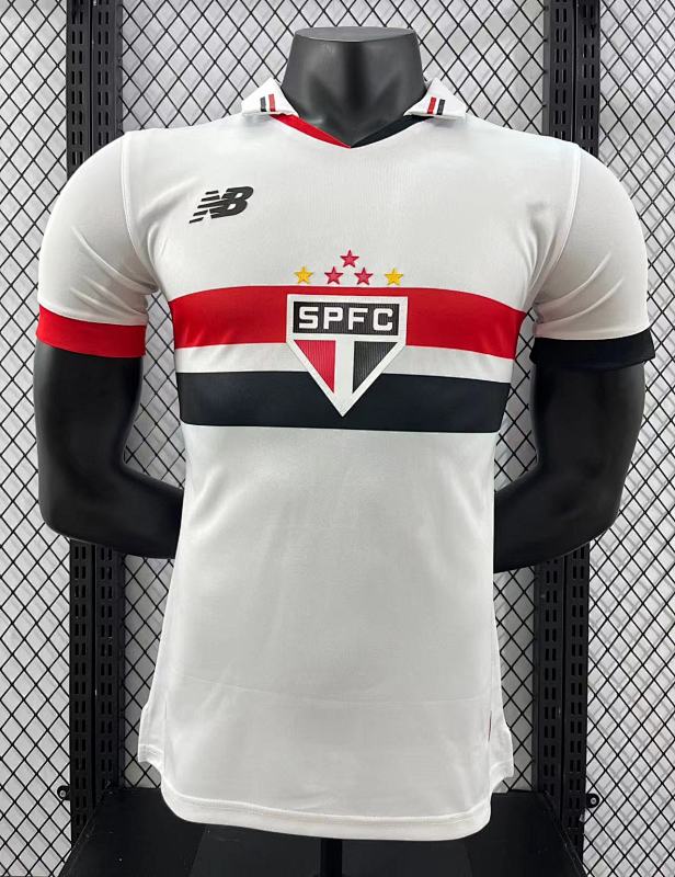 São Paulo Local Versión Jugador 2024/25 (Blanca)