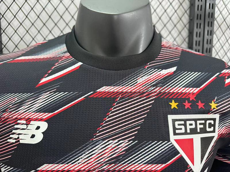 São Paulo Camiseta de Entrenamiento Versión Jugador 2024/25 (Negra) 3