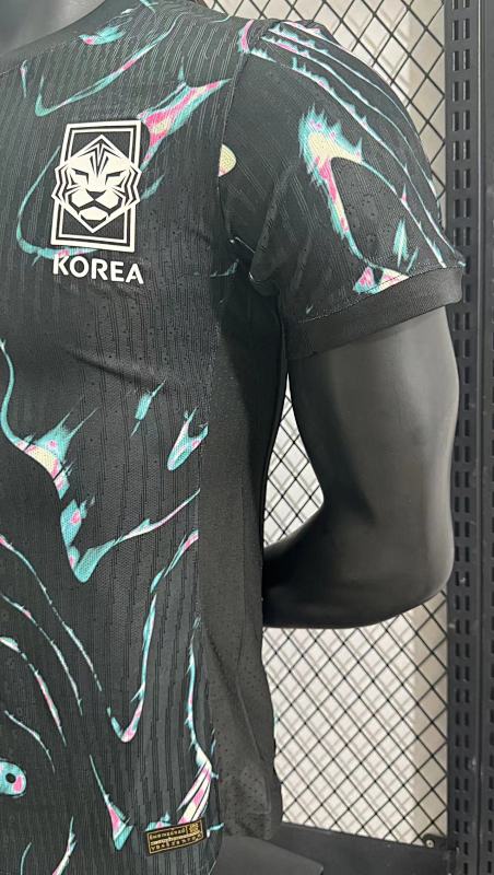 Corea del Sur Visitante Versión Jugador 2024 (Negra) 6