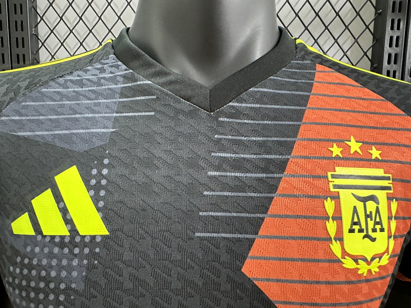 Argentina Camiseta de Entrenamiento Versión Jugador 2024 (Negra) 3