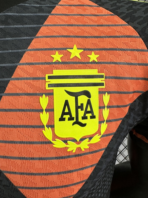 Argentina Camiseta de Entrenamiento Versión Jugador 2024 (Negra) 5