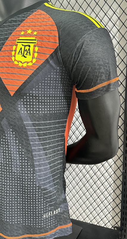 Argentina Camiseta de Entrenamiento Versión Jugador 2024 (Negra) 7