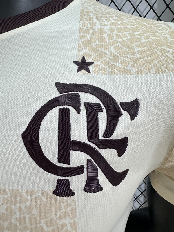 Flamengo Camiseta de Entrenamiento Versión Jugador 2024/25 (Blanca) 5