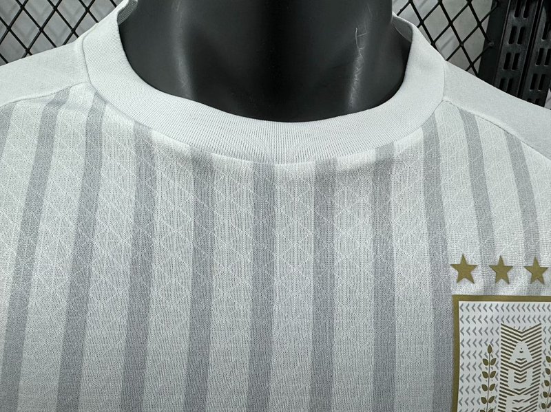 Uruguay Visitante Versión Jugador 2024 (Blanca) 3