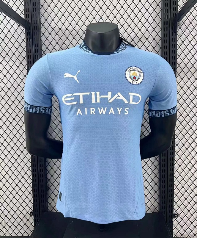 Manchester City Local Versión Jugador 2024/25 (Celeste)