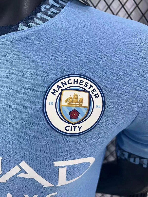 Manchester City Local Versión Jugador 2024/25 (Celeste) 5