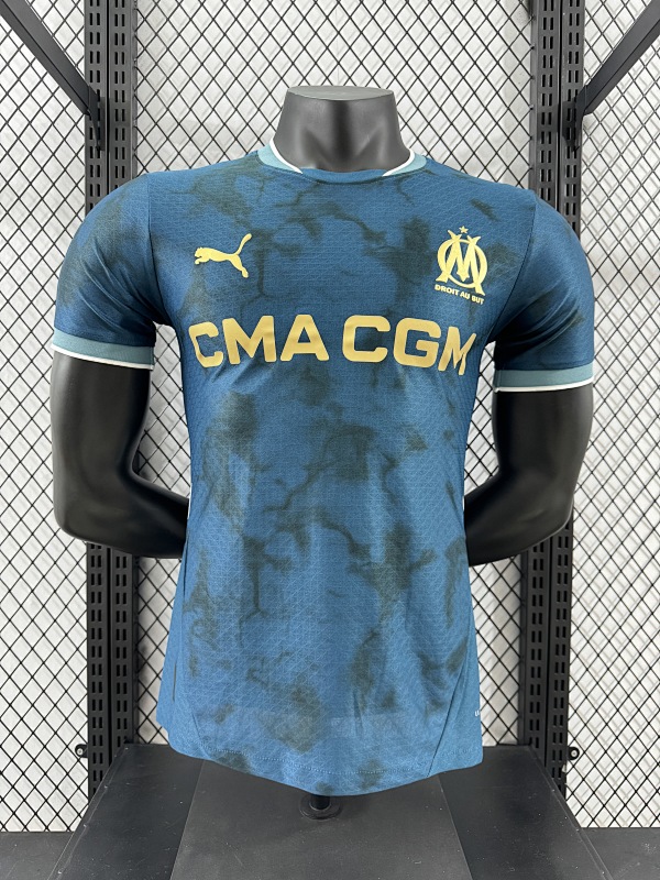 Olympique de Marseille Visitante Versión Jugador 2024/25 (Azul)