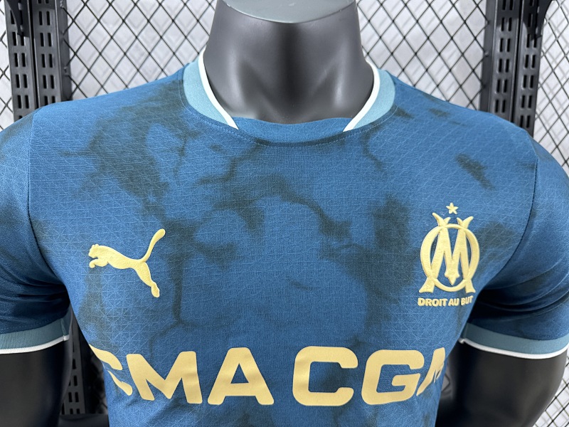 Olympique de Marseille Visitante Versión Jugador 2024/25 (Azul) 3