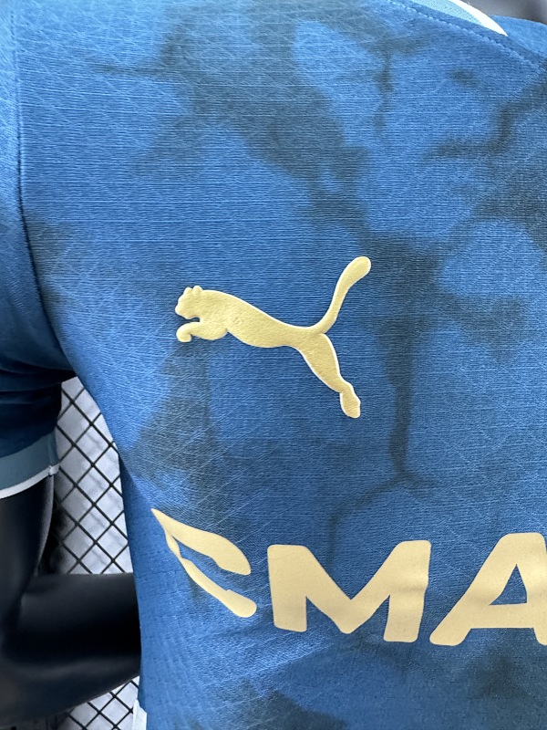 Olympique de Marseille Visitante Versión Jugador 2024/25 (Azul) 4